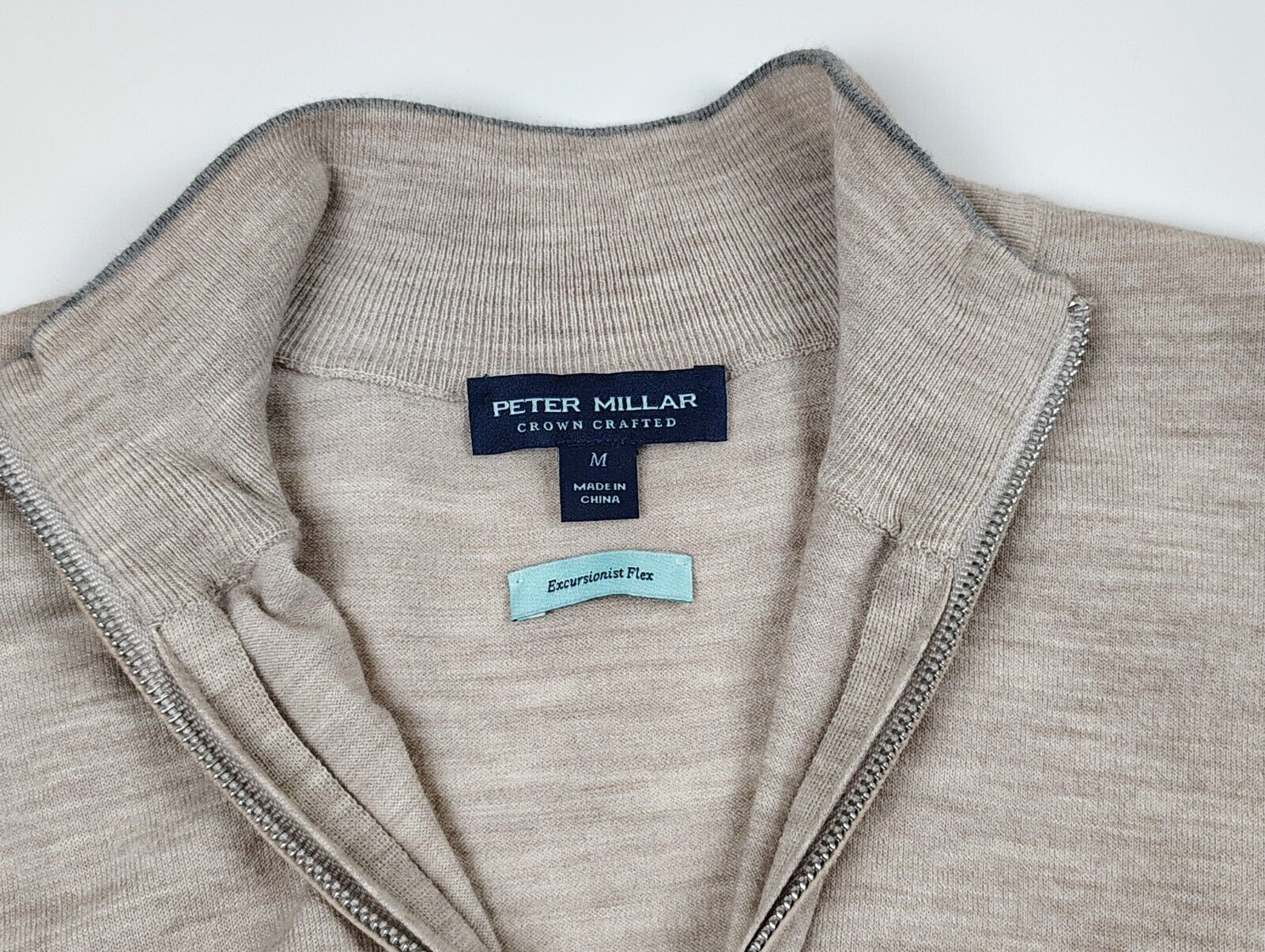 Peter Millar Excursionist Flex 1/4 Zip Sweater Me… - image 6