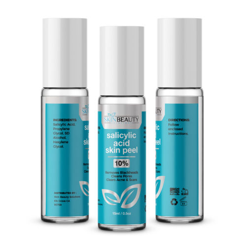 SALICYLIC ACID Skin Cosmetic Peel -Acne Wrinkles Dull Clogged Pores Wart Remover - Picture 13 of 29