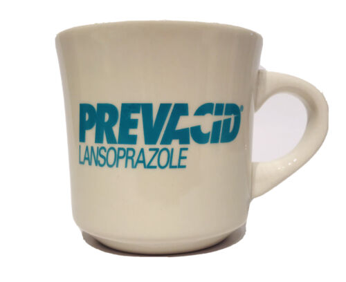 Prevacid Lansoprazole Mug Cup Pharmaceutical Advertising 3.5"  - 第 1/4 張圖片