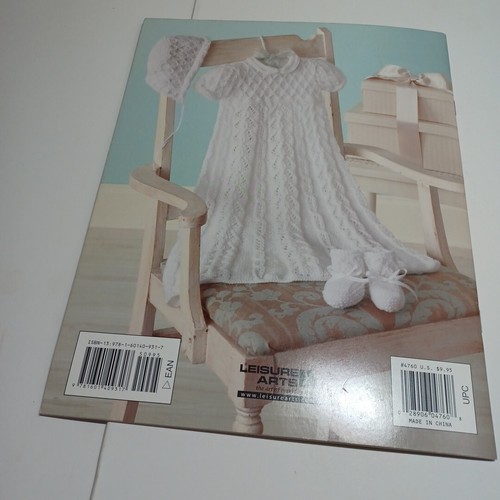 Leisure Arts Elegant Ensembles to Knit, Christening Sets by Judy Lamb LIKE NEW - Picture 22 of 22