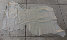 Real Leather Cowhide - Beige - 8 Sq ft -Upholstery/Crafts 1002