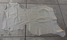 Real Leather Cowhide - Beige - 8+ Sq ft -Upholstery/Crafts 1002
