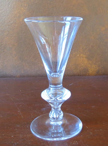 Steuben 5 5/8” #7737 Air Bubble Stem White Wine Goblet(s)