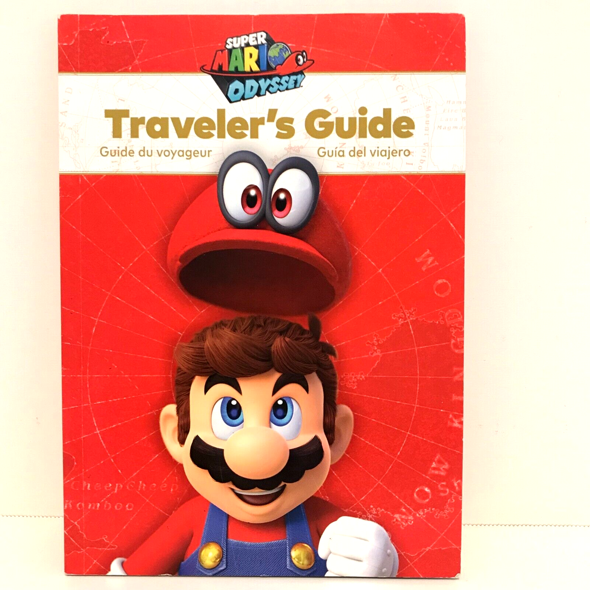 Super Mario Odyssey Traveler's Guide Book Manual for Nintendo