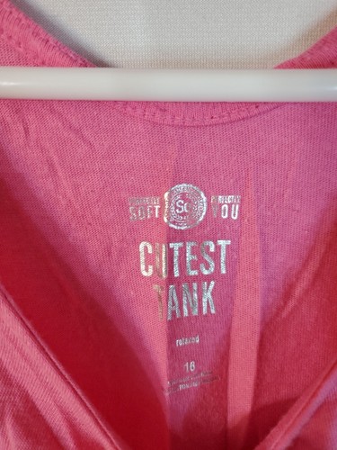 S/O Brand Girls Tank Top Size XL/16 Emoji Face Lot Of 2 - Picture 5 of 14