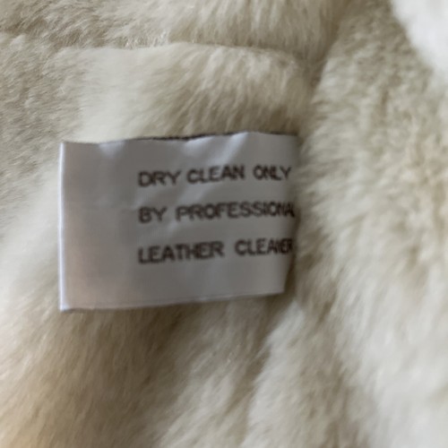 NWT Jones NY Sport Genuine Leather Chamois Suede Faux Fur Collar Embroidery S - Bild 4 von 12