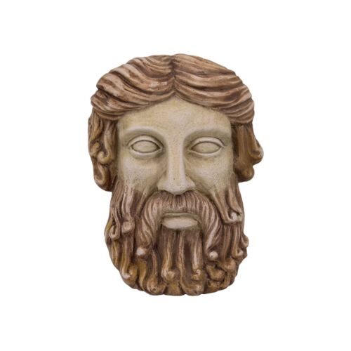 Platone bassorilievo parete maschera scultura in gesso - Foto 1 di 1