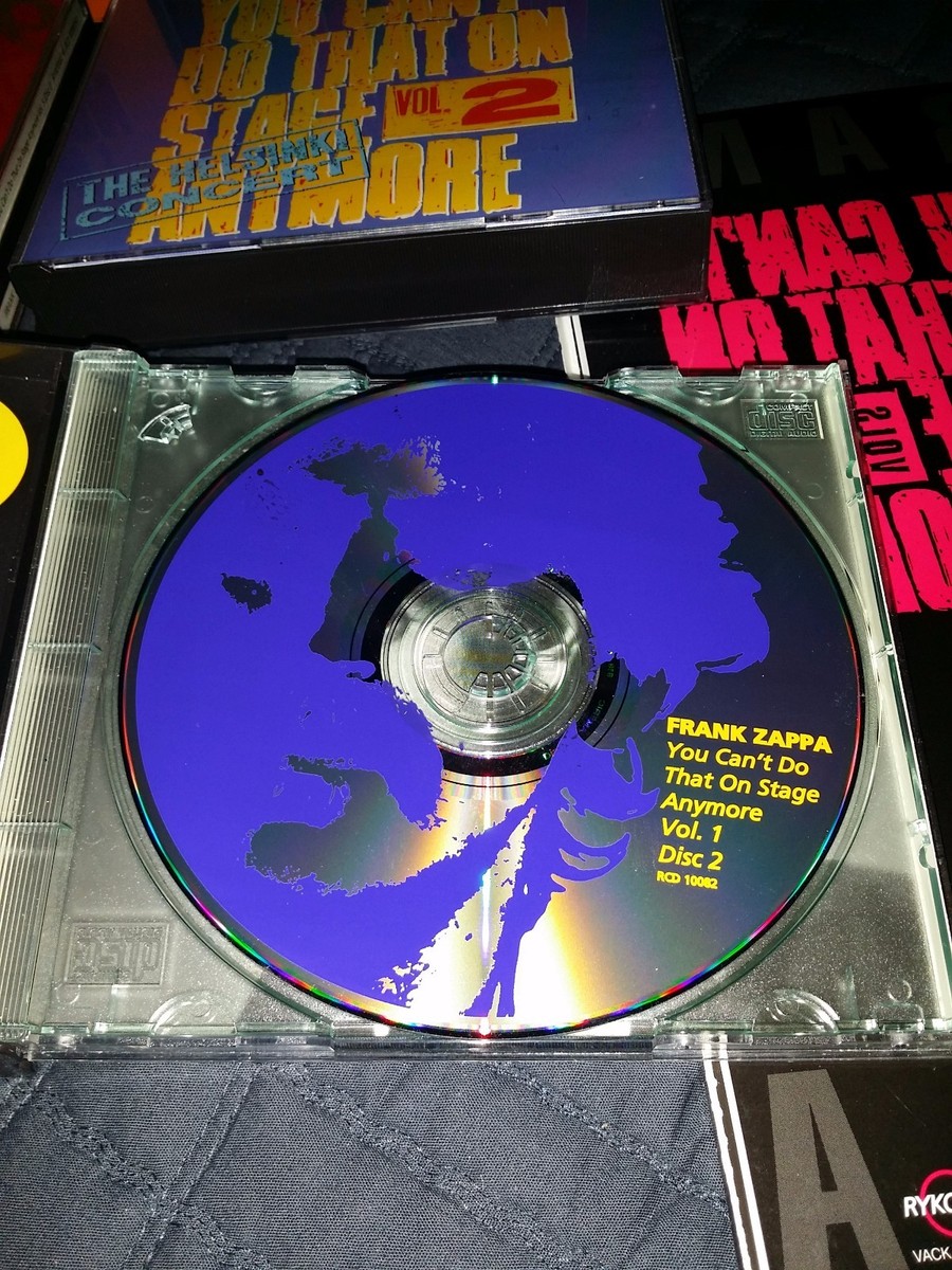 You Can't Do That on Stage Complete Box (12) CD Frank Zappa