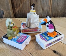 Vintage Disney VHS Train Car McDonalds Happy Meal 3 Toy Lot Pocahontas and more