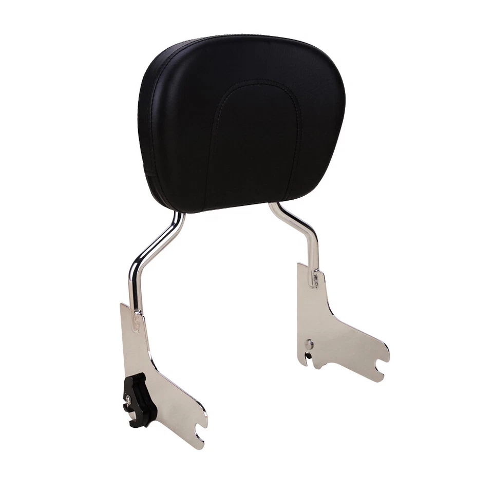 For Harley Touring Street Glide Road King 97-08 Detachable Back Rest Sissy Bar - Image 4 of 4