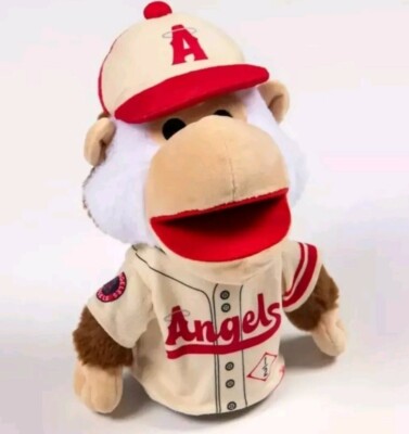 値下げ！！Angels RallyMonkey MLB Vintage Anaheim Angels Baseball Genuine MLB 17” Brown Rally