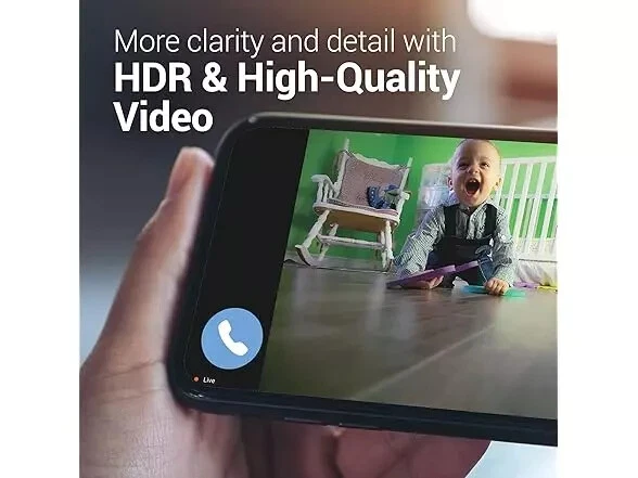 BOSMA X1 Home Security Camera, WiFi Indoor Camera, Super Wide Angle, 360 Degree - Image 3 of 4