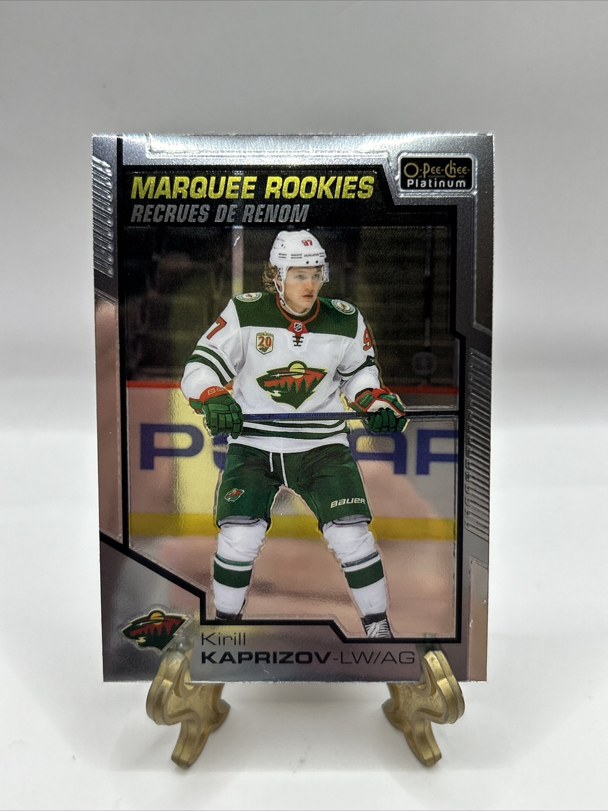 2020-21 O-Pee-Chee Platinum Kirill Kaprizov Marquee Rookies RC Wild #200