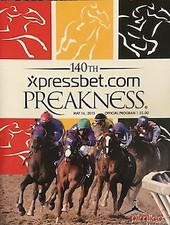 Preakness '15 Program, won by American Pharoah 