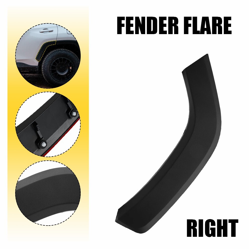 For 2019-2024 Toyota Rav4 Right Rear Door Flare Arch Trim Molding Passenger Side