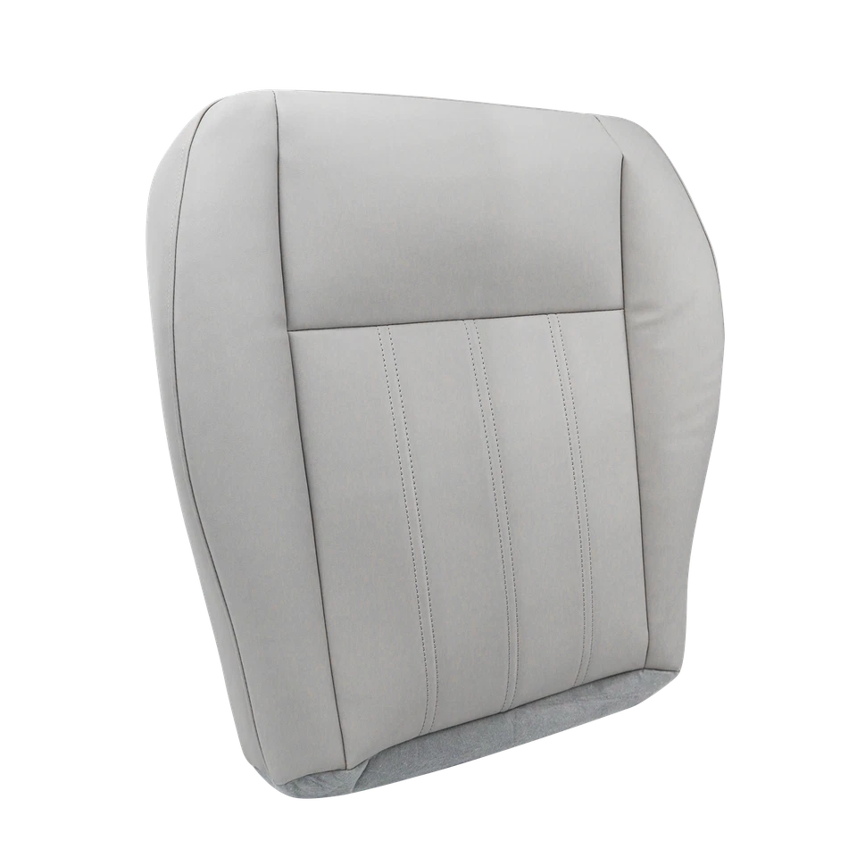 New Driver Bottom Leather Seat Cover Gray For 2005-2010 Chrysler 300C Limited - Image 4 of 4