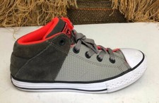 Boys Girls Youth Kids CONVERSE Legit Hi 654265F GREY/PINK Sneakers SIZE 3