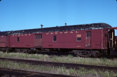 AC 10059 AUX CAR SAULT STE MARIE ON (ALGOMA CENTRAL) ORIGINAL SLIDE 7-29-95 T22-8
