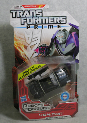 Transformers Prime Vehicon 2011 Snap-on blaster cannon version sealed MOSC  008