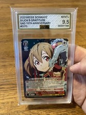 Silica's Gratitude SAO/S100-E070S Weiss Schwarz Sword Art Online Graded 9.5 AGS