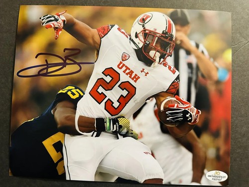 Devontae Booker Utah Denver Broncos signed autographed 8x10 photo w/COA - Picture 7 of 8