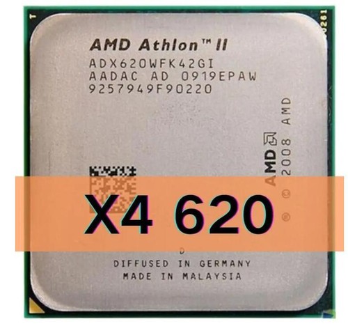 AMD Athlon II Quad-Core X4-620 X4-630 X4-635 X4-640 X4-645 Socket AM3 CPU - Picture 7 of 11