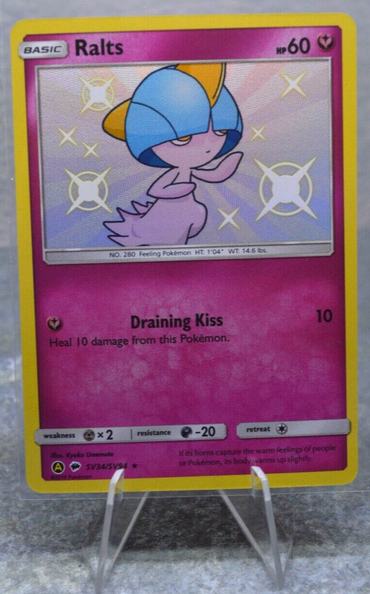 Shiny Ralts SV34/SV94 Hidden Fates Shiny Vault Pokemon Card Holo | eBay