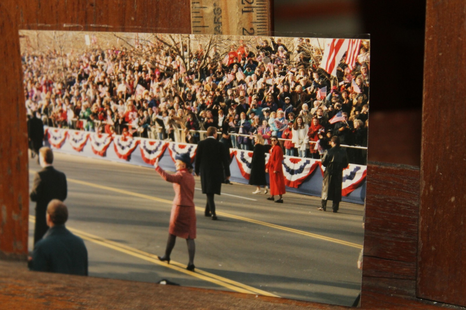 1993 President Bill Clinton Al Gore Parade Inauguration Real Photo ...