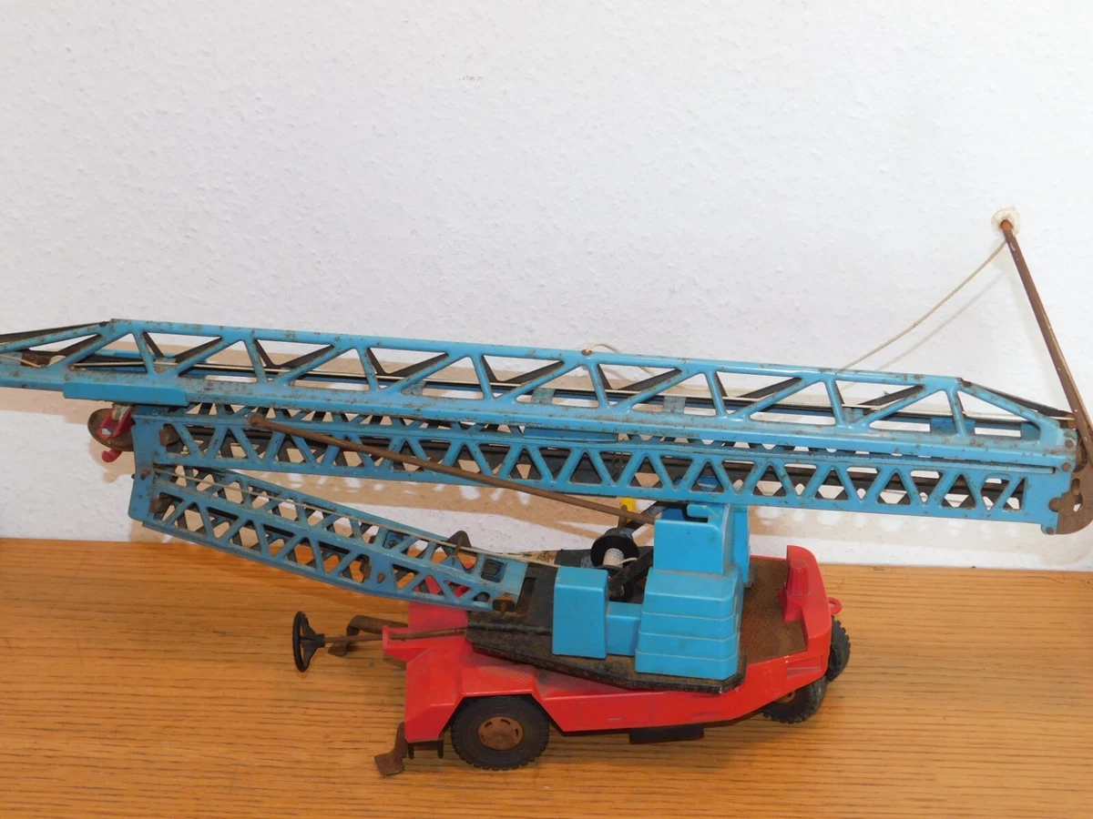 ancienne grue rouge Joustra RARE