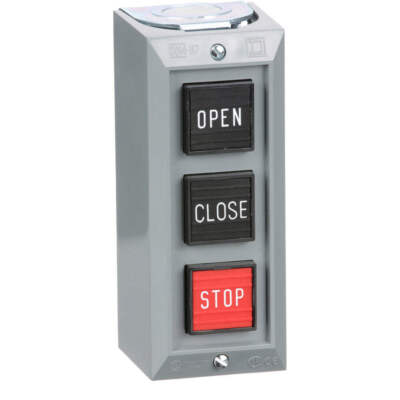 9001BG303 - Square D 3-Pole 600V 5A Push Button Control Station NEMA 1 Surface M