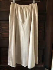 Vintage VANITY FAIR Long Beige Slip Flared Style Size Small 27" Long