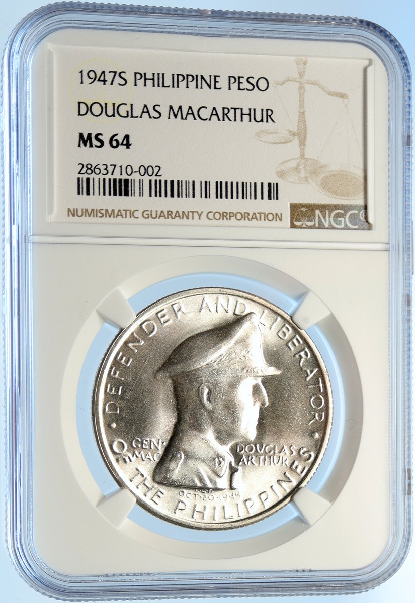 チリUN PESO銀貨　コンドル1883年間 1883年 チリ 1ペソ 銀貨 サンティアゴ造幣局 MS-65 PCGS (Round
