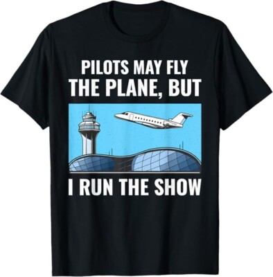 Air Traffic Controller ATC Control Aviation Airplane Aircraft Aerospace T-Shirt