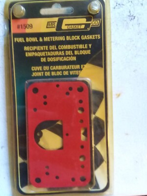 New Mr. Gasket # 1509 Fuel Bowl & Metering Block Gaskets For Holly Carburetors