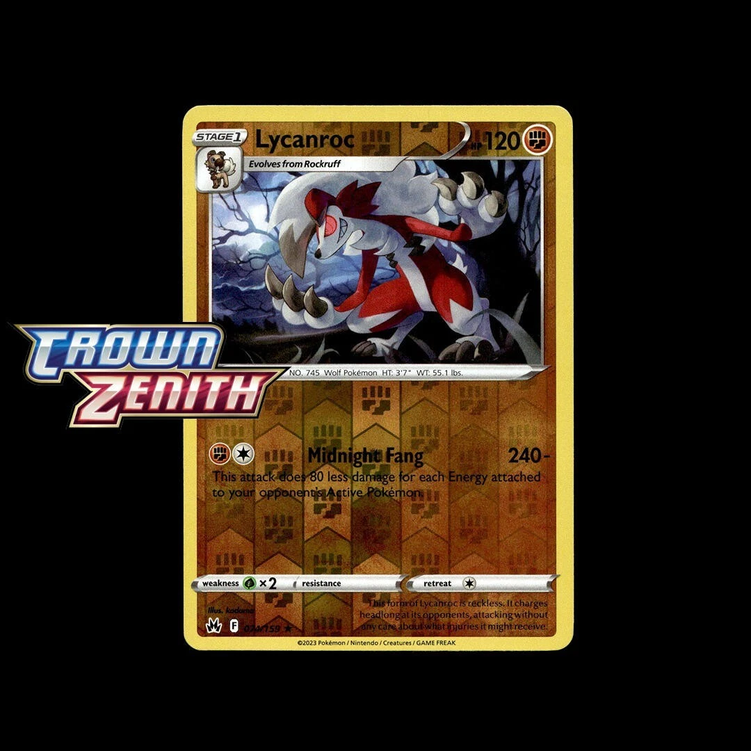 Lycanroc Pokmon TCG Cards for sale | eBay