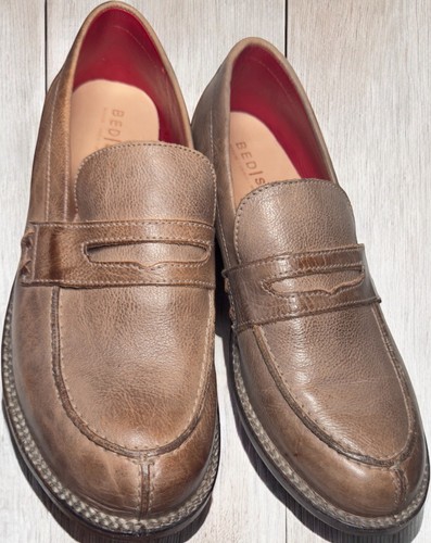 Bed-Stu Reina Cobbler Series Penny Loafers Brown Leather Size 8.5 NEW - Picture 8 of 13