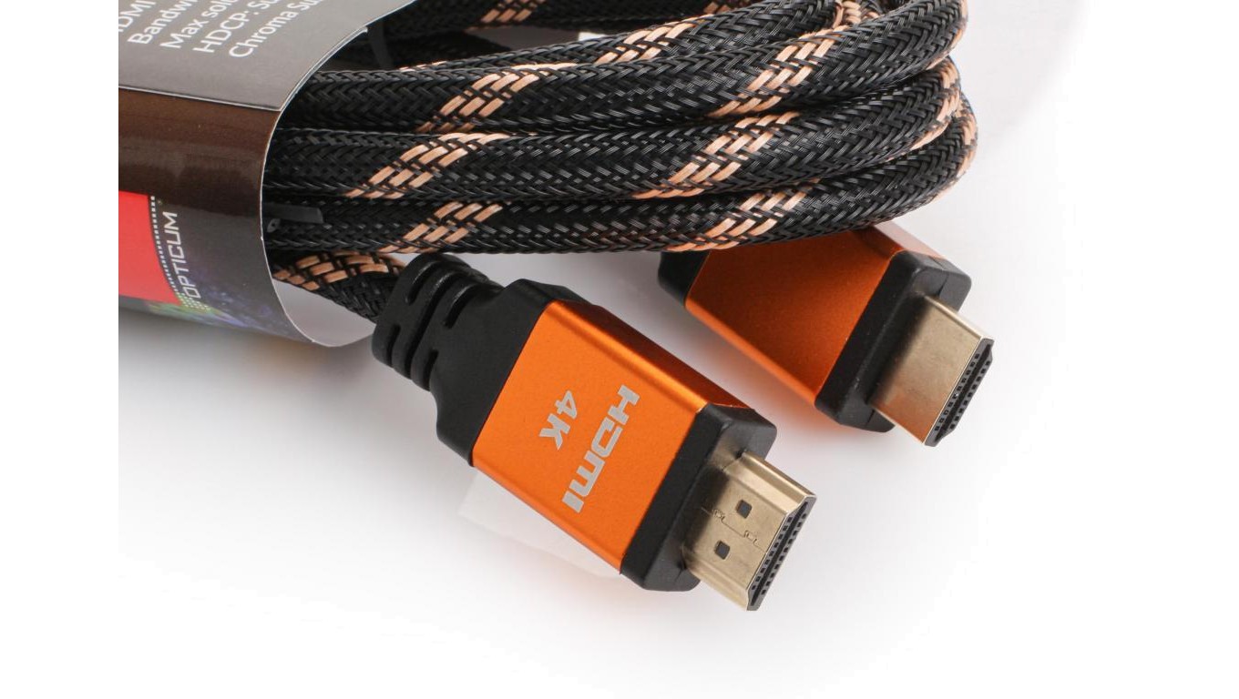 5902887070815 Kabel HDMI-HDMI Opticum RED 4K UHD - 0.5m (v2.0) OPTICUM