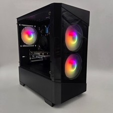 RTX 3050 Gaming PC i7 16GB RAM 1TB Storage Windows 11 Pro WiFi Black RGB Desktop