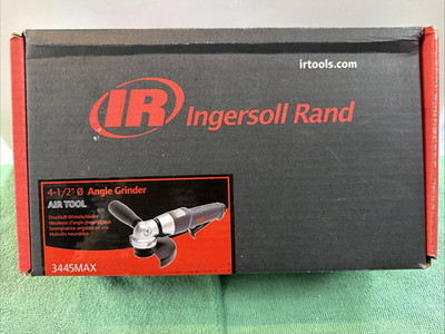 NEW Ingersoll Rand #3445MAX Air Angle Grinder 4.5'' Wheel  5/8''-11 Thread