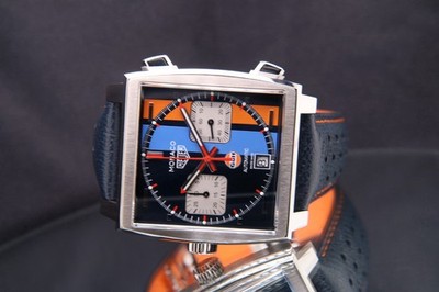TAG Heuer Monaco Blue Men's Watch - CAW211R.FC6401