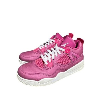 Air Jordan 4 Retro GS Berry Pink Sneakers BQ7671-661 Kids Size 3Y