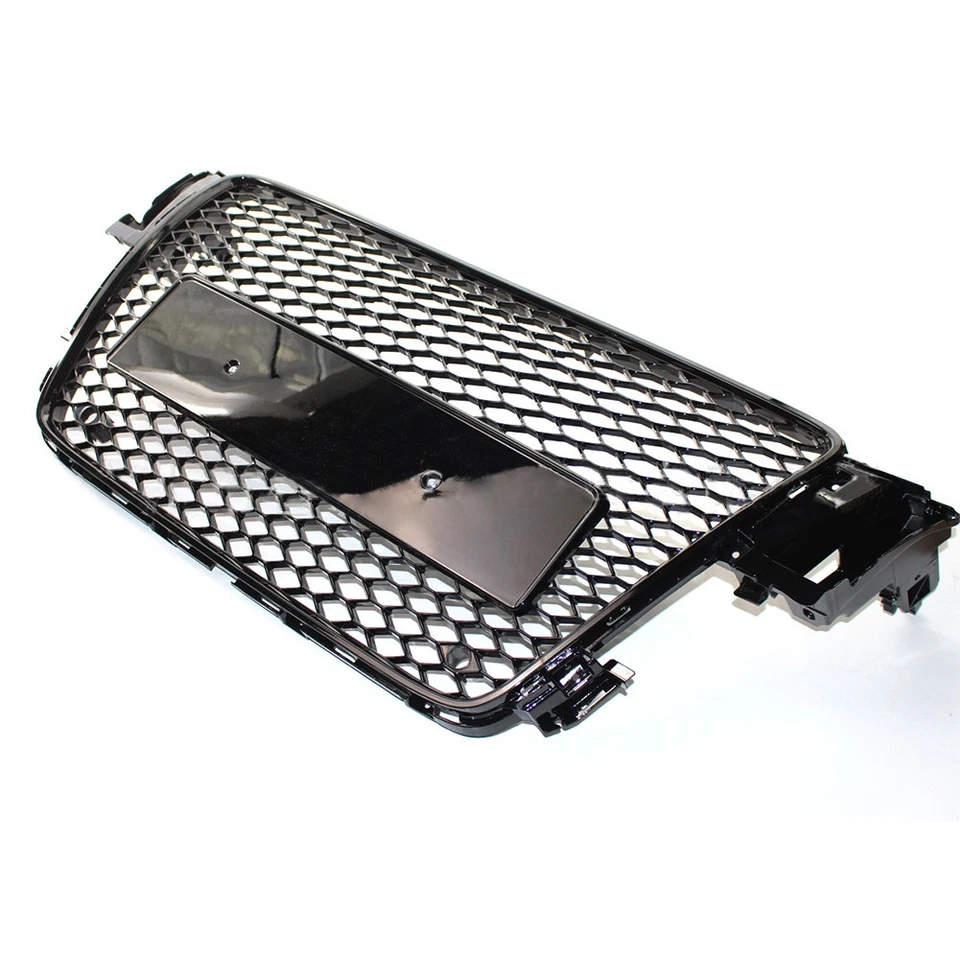 Front Mesh RS5 Style Bumper Grille For Audi A5/S5 B8 8T 2008-2011 2012 Black Foto 3 de 4