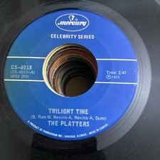 The Platters - Twilight Time/For the Frist Time CS-6010 45rpm VG R38