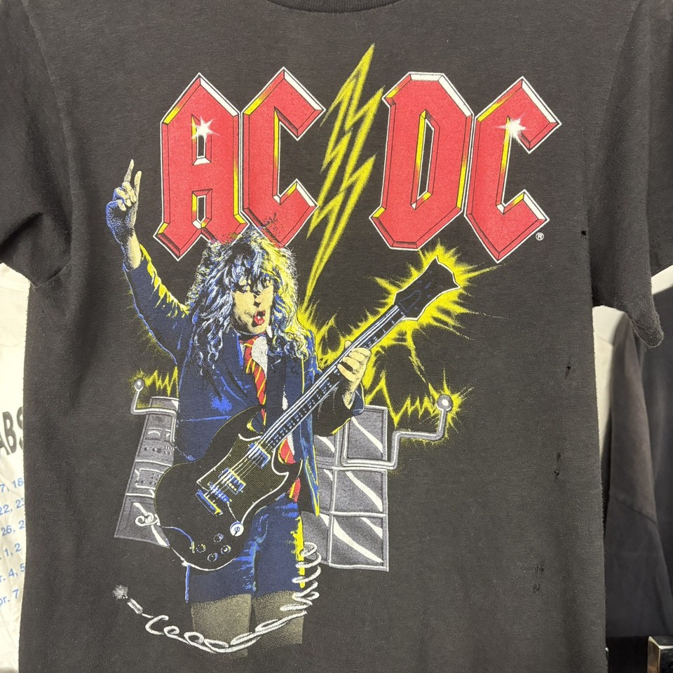 Vintage AC/DC Who Made Who North American Tour 1986 Shirt Men's S Black ...