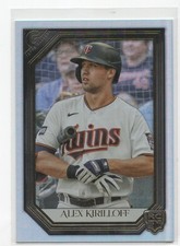 Alex Kirilloff 2021 Topps Gallery Rookie #157 Minnesota Twins Baseball Card. rookie card picture