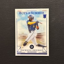 2024 Panini Boys of Summer - Jackson Chourio #89 Blue /99 (RC)