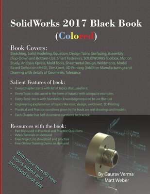 SolidWorks 2017 Black Book (Colored) Gaurav Verma (u. a.) Taschenbuch Englisch