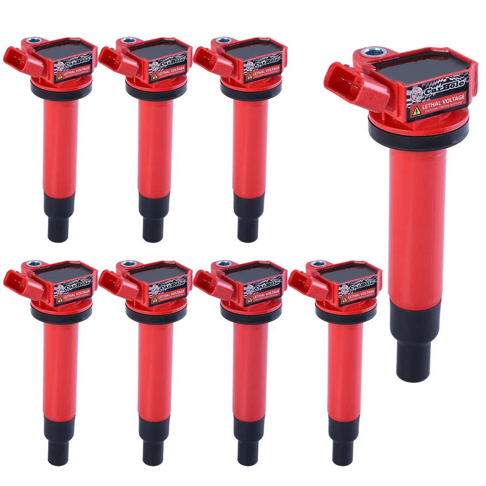 Bobina de encendido y bujía UF230 para Toyota Tundra 4Runner Lexus GS430 V8 UF493 Foto 4 de 4