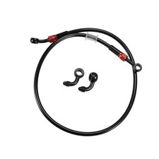 Brake Hose AN3 28 90 Degree M10x1.0 Motorcycle Hydraulic Brake Line Oil Hose