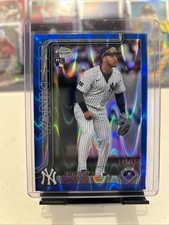 2025 Topps Chrome Jorbit Vivas Blue Raywave /150 RC Yankees USC113